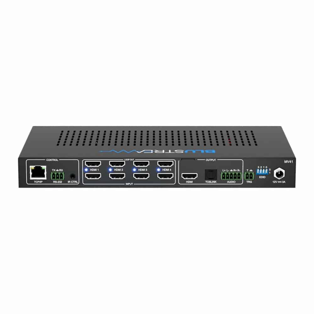 (image for) Bluestream MV41 4-Way Multiview HDMI Switcher